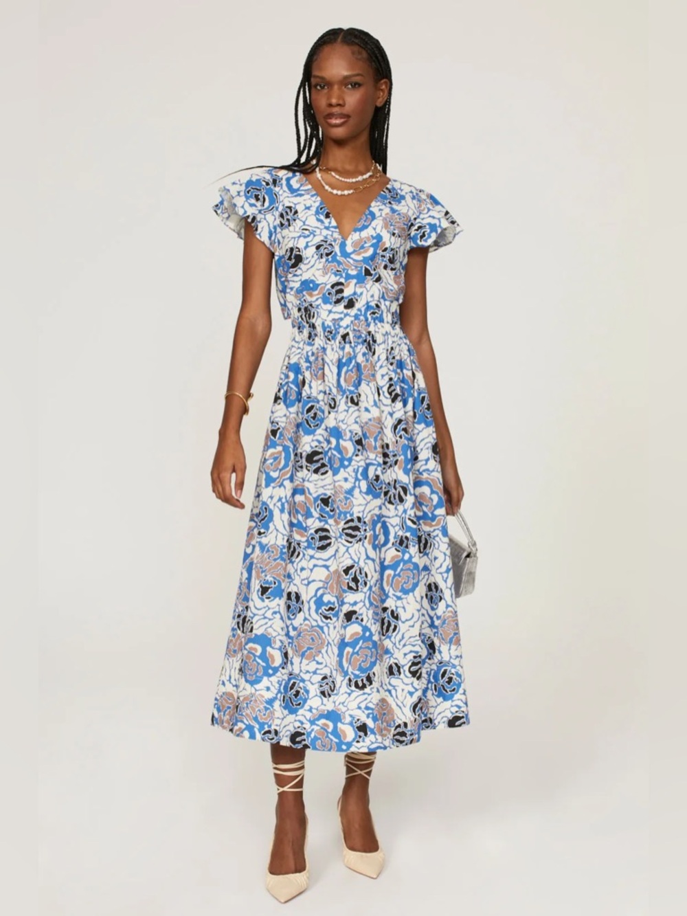 Tanya Taylor Kate Dress in Marina Multi